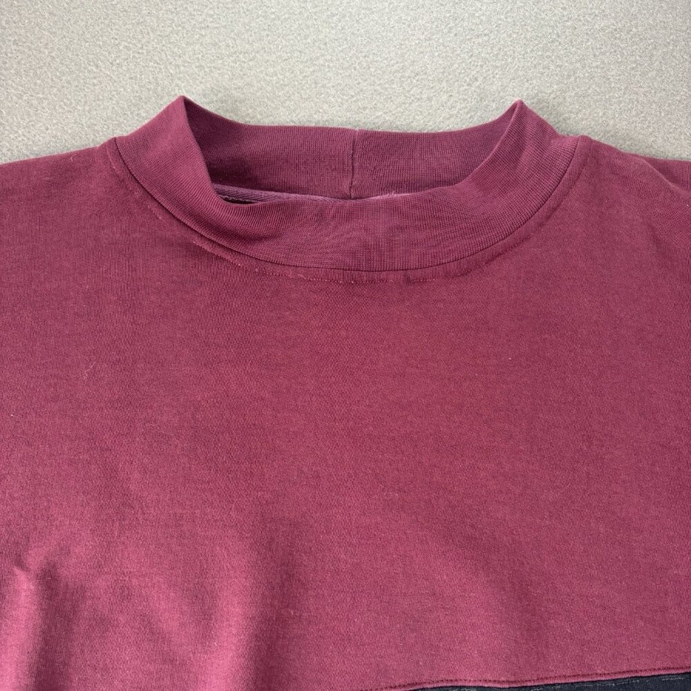 VTG Colorblock 80s/90s Crewneck Sweatshirt Mens XLT Pro Spirit Tri Color Retro - Picture 2 of 16